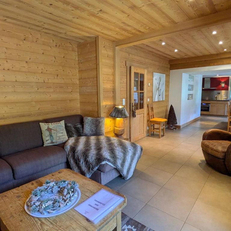 Demi-chalet 10 pers. au pied des pistes à La Clusaz - FR-1-459-22 - Appartement (10 Adultes) - 4