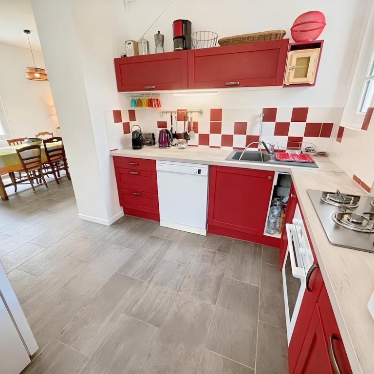 Normandy Style - Centre ville à 5 min en voiture - Parking Gratuit sur place - Two-Bedroom House - 19