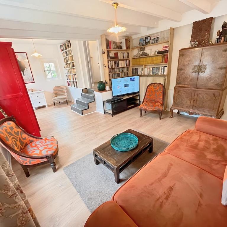 Normandy Style - Centre ville à 5 min en voiture - Parking Gratuit sur place - Two-Bedroom House - 14