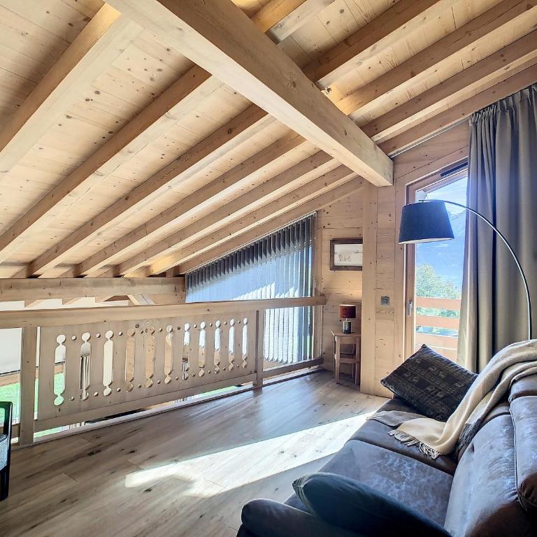 Duplex neuf avec terrasse face au Mont Blanc, 3 chambres et mezzanine, à 3 km du centre de Combloux - Appartement 3 Chambres - 4
