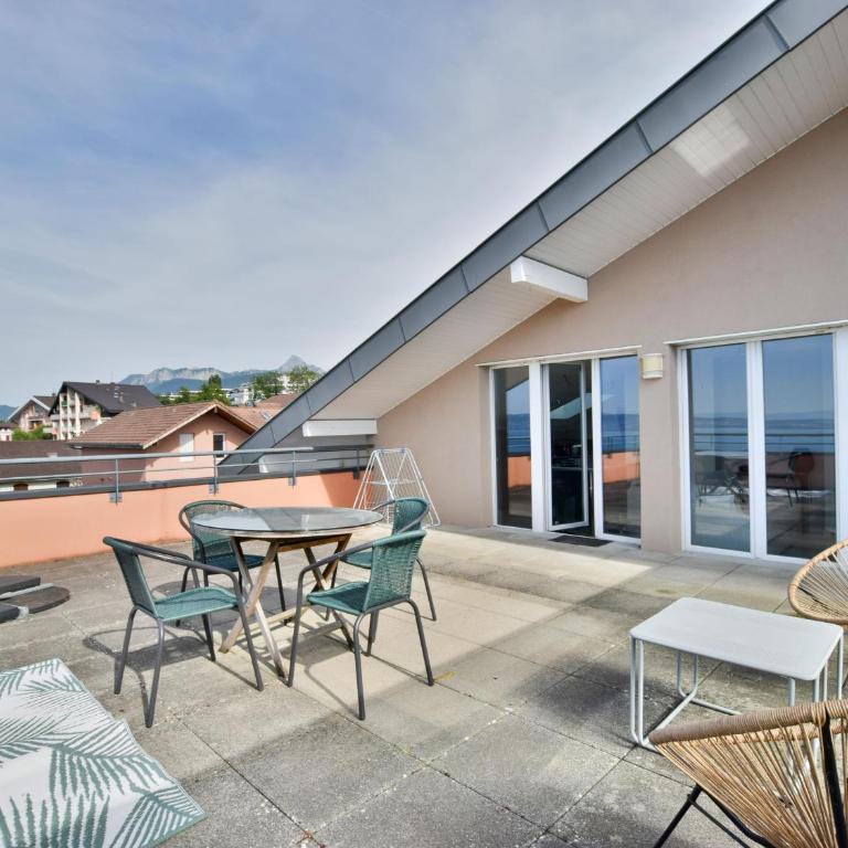 Appartement cozy à Évian, avec terrasse, animaux et parking - Appartement 1 Chambre - 3