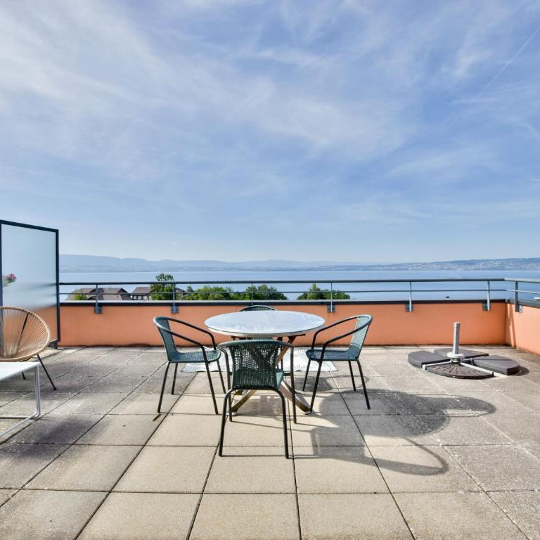 Appartement cozy à Évian, avec terrasse, animaux et parking - Appartement 1 Chambre - 10