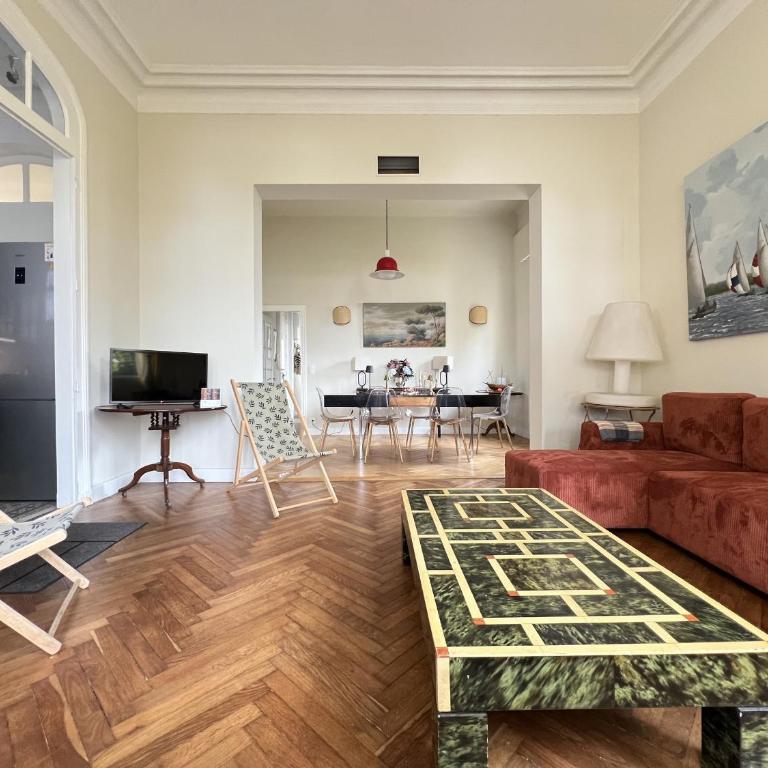 Arcachon : Appartement 8 pers, proche plage, jardin, parking, wifi - FR-1-474-275 - Apartment - 8