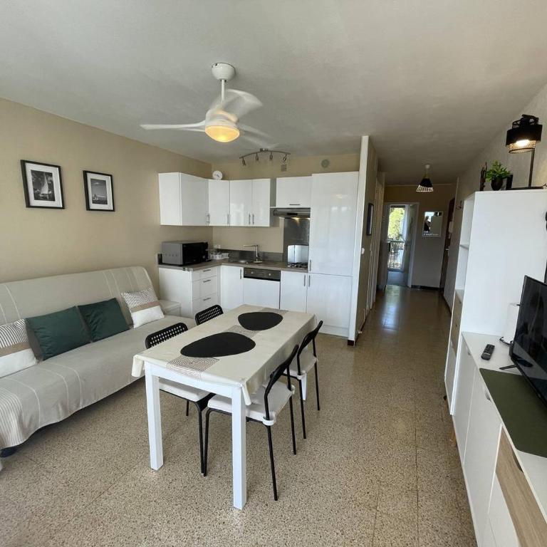 Charmant T2 rénové, 4 couchages, proche plage et port, balcon, parking sécurisé, St-Cyprien - FR-1-106-55 - Apartment - 19