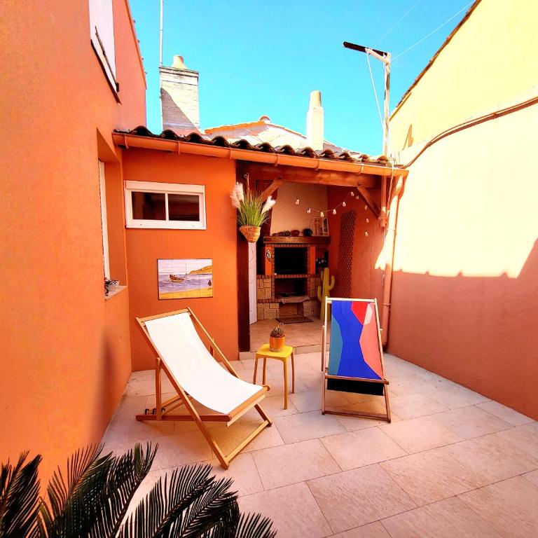 Maison de pêcheur moderne avec terrasse, proche mer et commerce - Barbecue - WIFI Gratuit - FR-1-92-950 - Vacation Home - 9