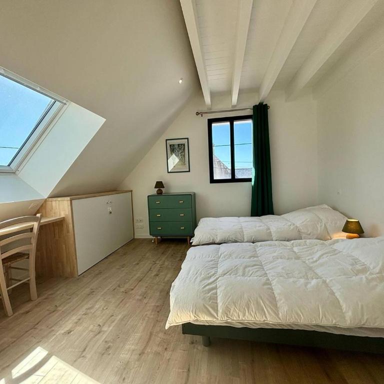 Carnac : Maison neuve 9 pièces, 10-12 pers, proche plages, jardin, wifi - FR-1-377-103 - Maison de Vacances - 7