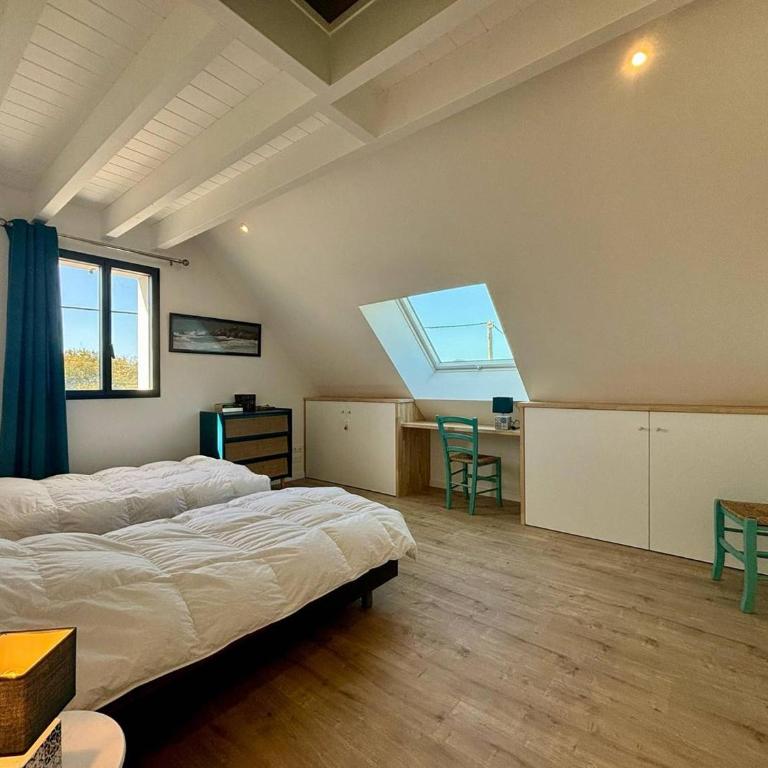Carnac : Maison neuve 9 pièces, 10-12 pers, proche plages, jardin, wifi - FR-1-377-103 - Maison de Vacances - 19