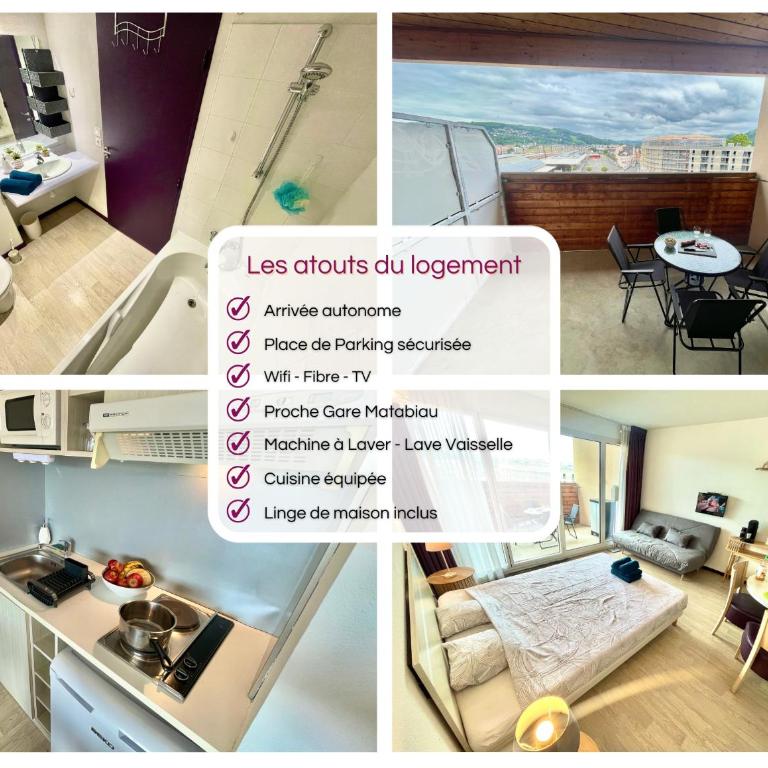 " Escale Closeraie " Balcon - Parking - 4 personnes - Monolocale - 2