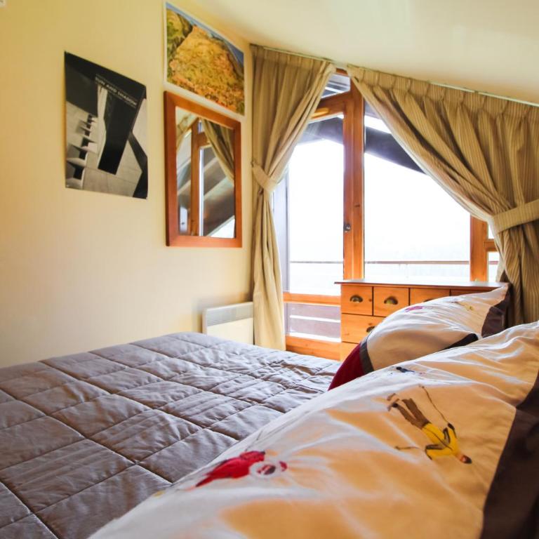 Residence Terrasses Eos, T2 48m2 Sud, Vue Montagne, avec Cheminee, Parking, Piscine - Appartement 1 Chambre avec Balcon et Vue sur les Montagnes - 54