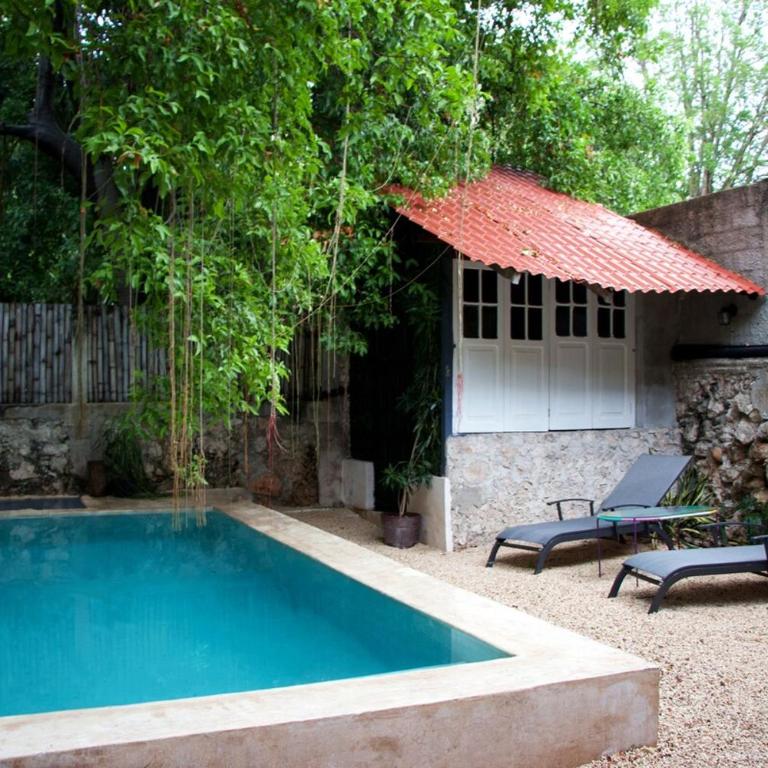 Oasis with natural pool in the heart of Mérida - Three-Bedroom Villa - 41