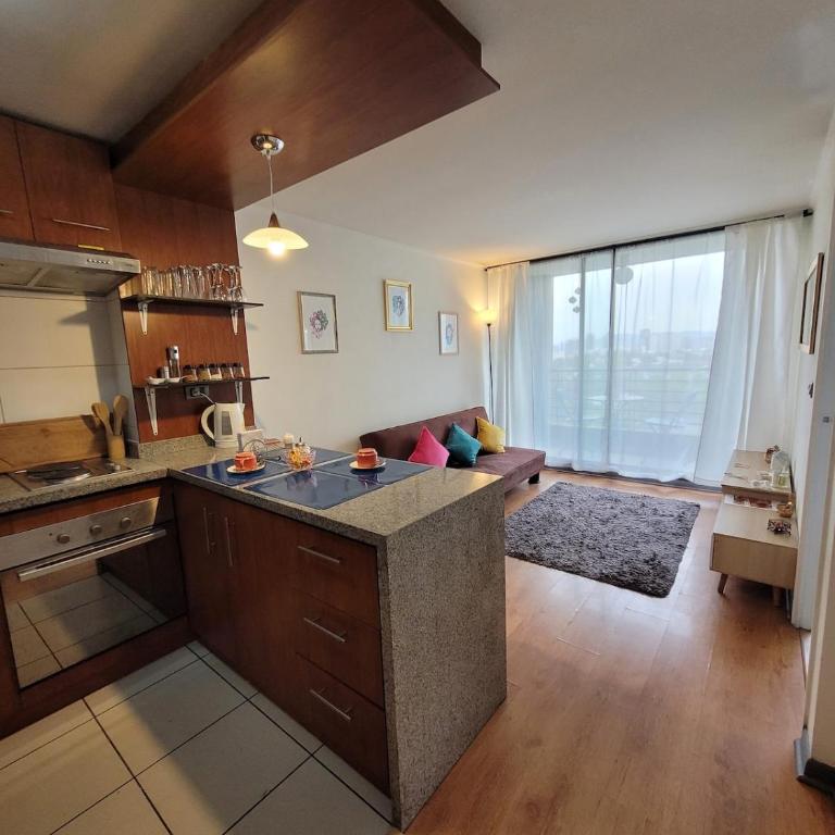 Bello departamento en Santiago Centro frente al parque Los Reyes - One-Bedroom Apartment - 2