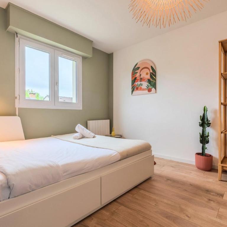 Studio calme avec parking, proche métro - Appartement - 6