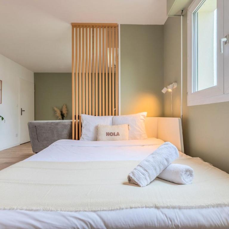 Studio calme avec parking, proche métro - Appartement - 10