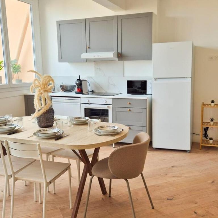 Superbe appartement 3P neuf - terrasse - barbecue - Appartement 2 Chambres - 8