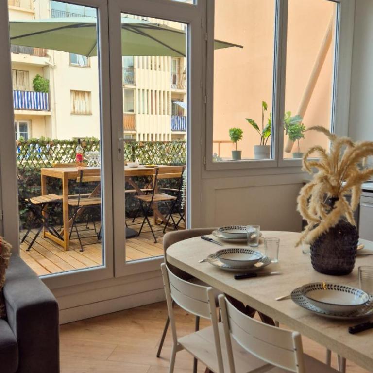 Superbe appartement 3P neuf - terrasse - barbecue - Appartement 2 Chambres - 30
