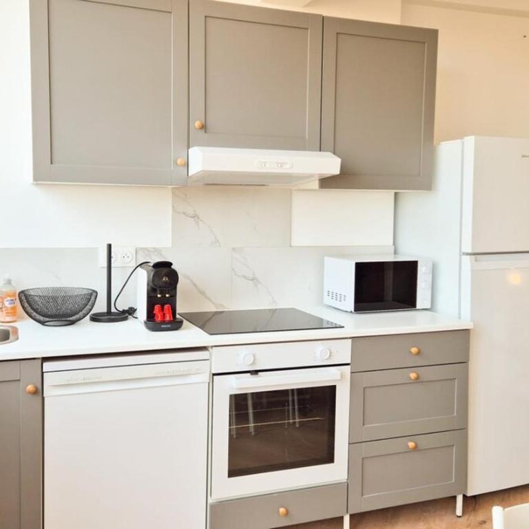 Superbe appartement 3P neuf - terrasse - barbecue - Appartement 2 Chambres - 32