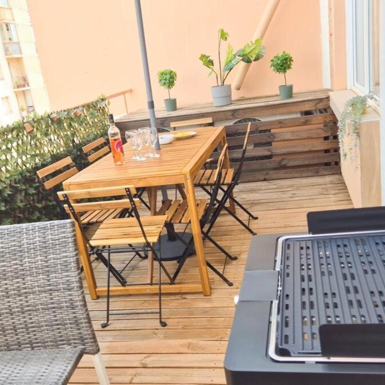 Superbe appartement 3P neuf - terrasse - barbecue - Appartement 2 Chambres - 40