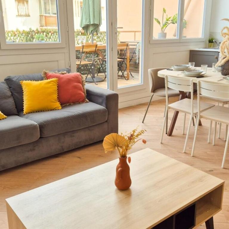 Superbe appartement 3P neuf - terrasse - barbecue - Appartement 2 Chambres - 7