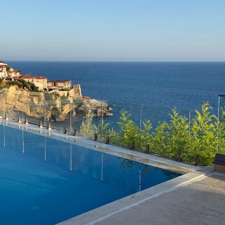 Ornament Liman - Infinity Pool with Old Town View Apartments - Apartman sa 1 Spavaćom Sobom, Pogledom na More i Balkonom - 10