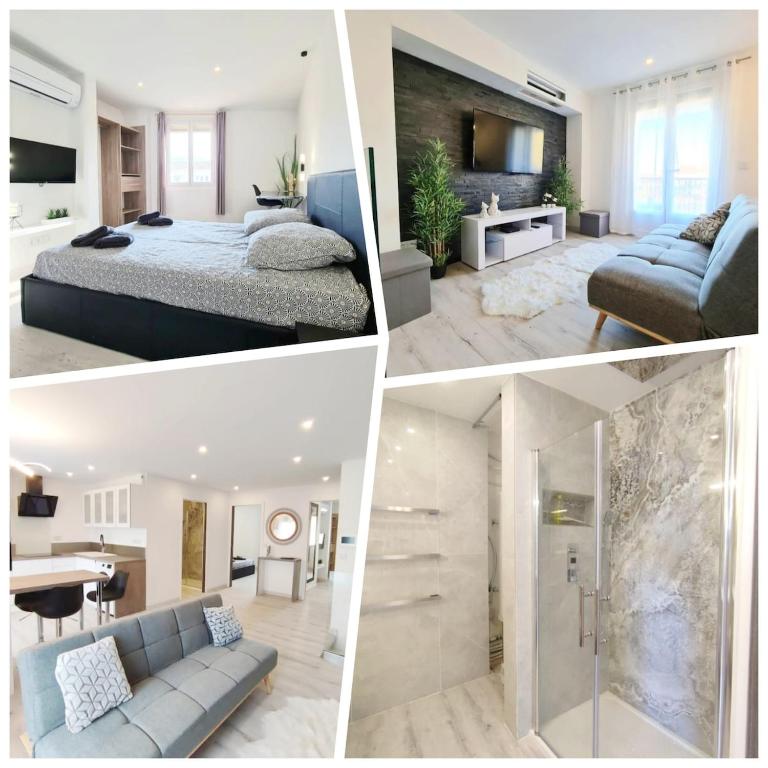 Appartement proche mer, climatisé, netflix - Appartamento con 2 Camere da Letto e Balcone - 1