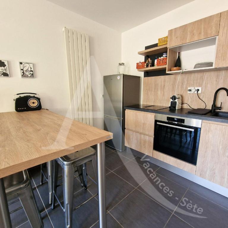 T2 moderne avec terrasse, WiFi et place de parking - Apartment - Erdgeschoss - 7