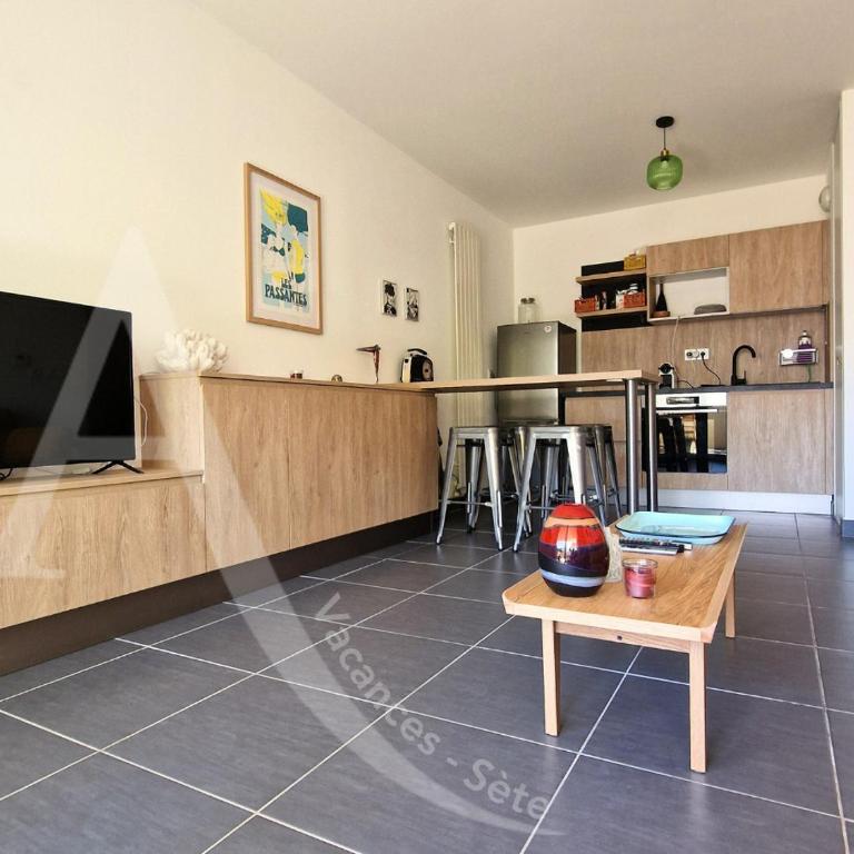 T2 moderne avec terrasse, WiFi et place de parking - Apartment - Erdgeschoss - 1