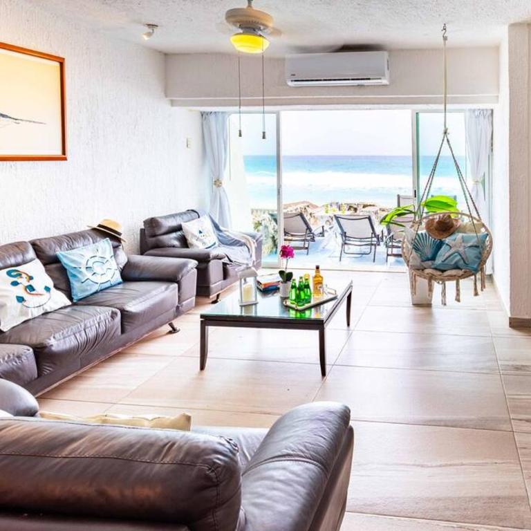 Casa a pie de playa, Acceso Directo, Piscina, AC - Villa - 1