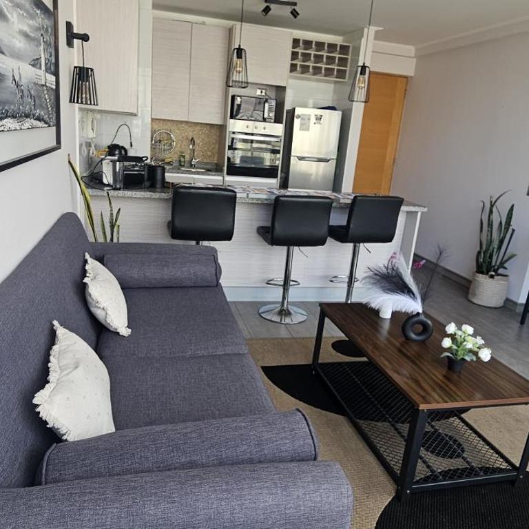 Acogedor y Hermoso Depto de 1D a Pasos Del Mar Con Estacionamiento Techado - Apartamento de 1 dormitorio - 5