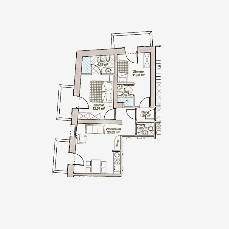 Villa Maier B&B & Apartments - Apartment with View and Balcony - 1