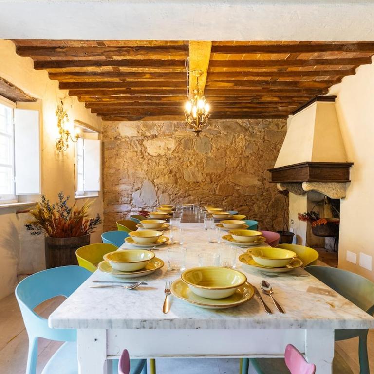Borgo sulla Visona 7 camere piscina Lucca Toscana - Casa con 7 Camere da Letto - 10