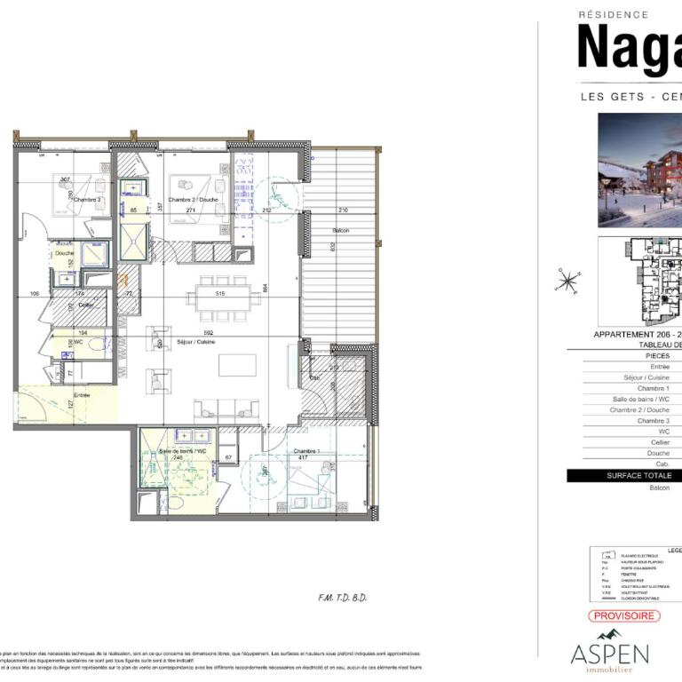Confort familial aux Gets, 3 chambres, 9 pers, Wi-Fi, parking - FR-1-671-297 - Appartement - 25