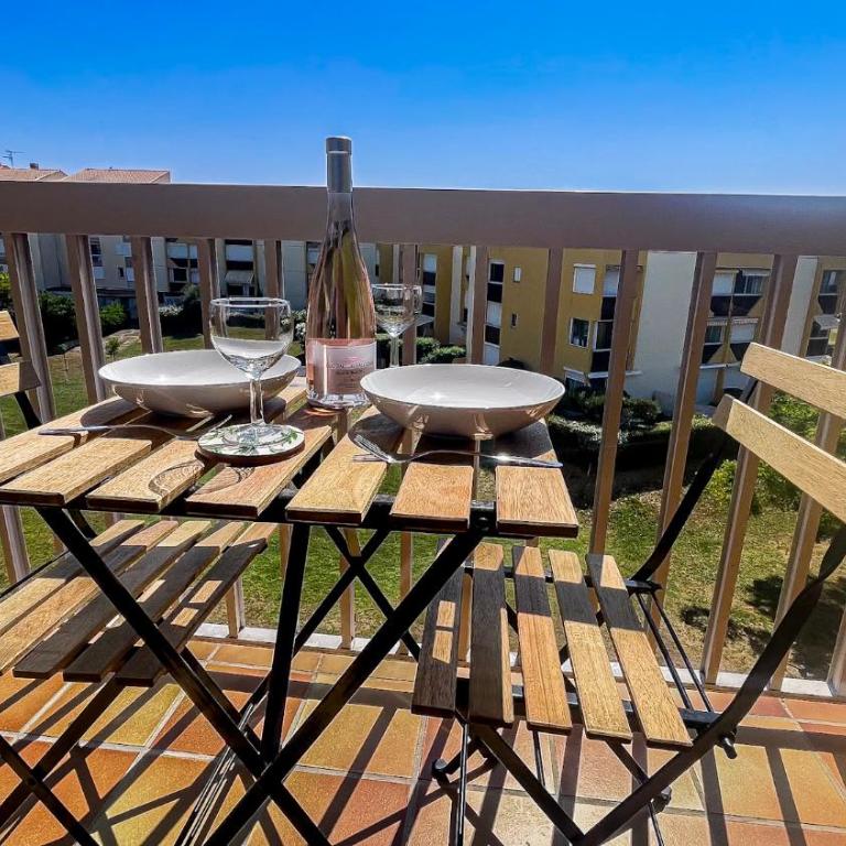 L'ESTANQUET - CLIM - Balcon - Plage - Grau-du-Roi - Studio-Apartment mit Balkon - 2