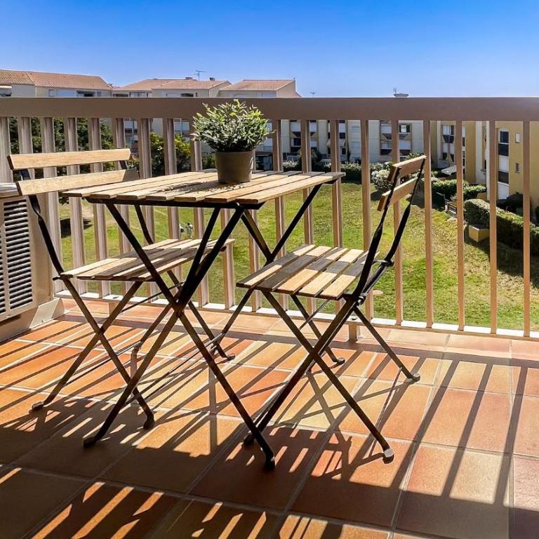 L'ESTANQUET - CLIM - Balcon - Plage - Grau-du-Roi - Studio-Apartment mit Balkon - 20