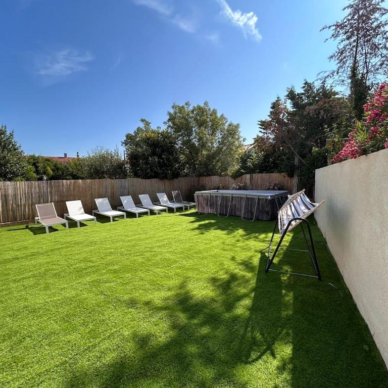 Villa d'Aqui, cosy, piscine, jacuzzi - Villa avec Piscine Privée - 14