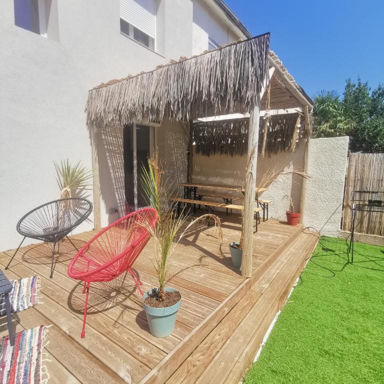 Villa d'Aqui, cosy, piscine, jacuzzi - Villa avec Piscine Privée - 59