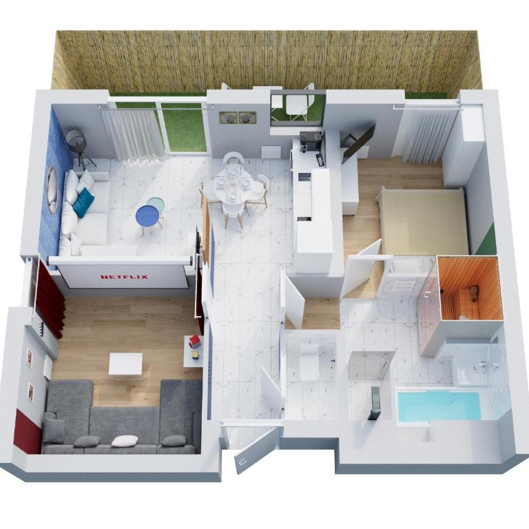 Le Rex - Bel appt avec sauna - Appartamento con 1 Camera da Letto - 4