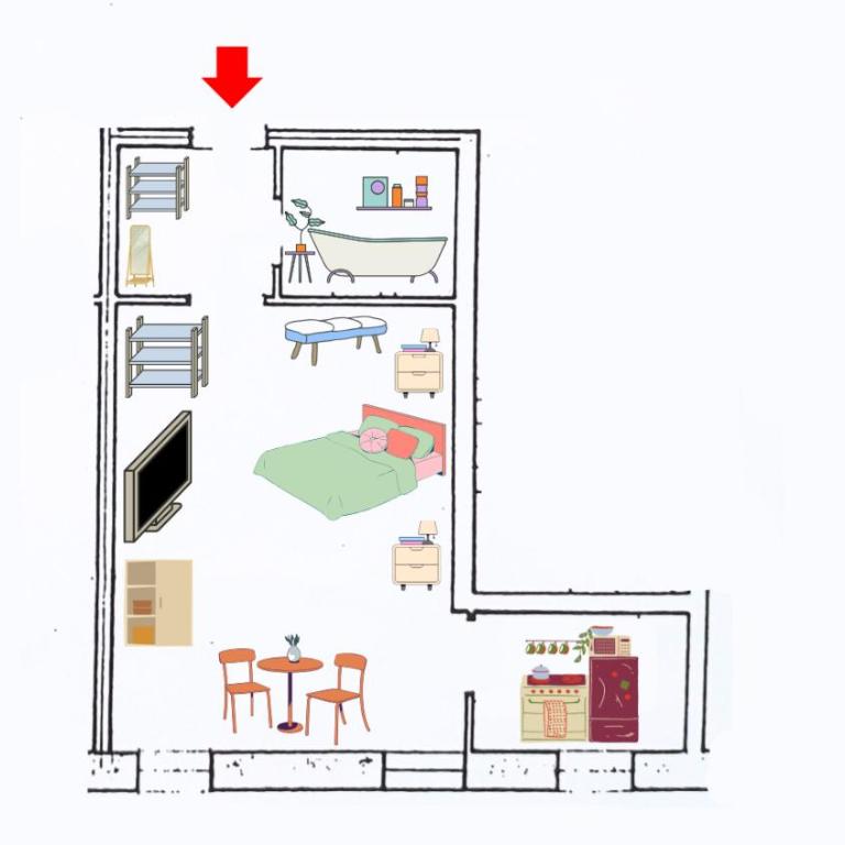 Gemütliches Studio mit Garagenparkplatz - Appartamento con 1 Camera da Letto - 10