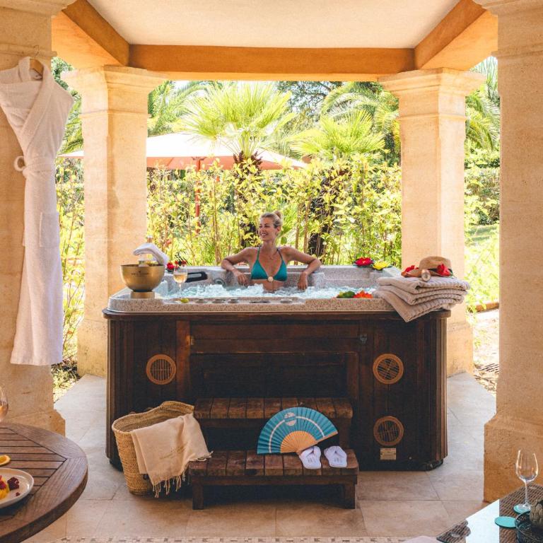 Hotel Le Domaine de L Astragale Saint Tropez - Suite Diamant avec Bain à Remous - 11