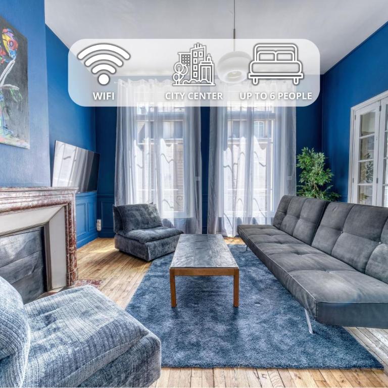 Deep blue - hypercentre - Two-Bedroom Apartment - 1