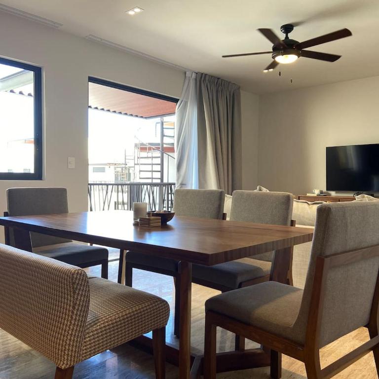 Luxe Jungle Retreat with Private Terrace & Jacuzzi in Aldea Zama - Two-Bedroom Deluxe Apartment - 7