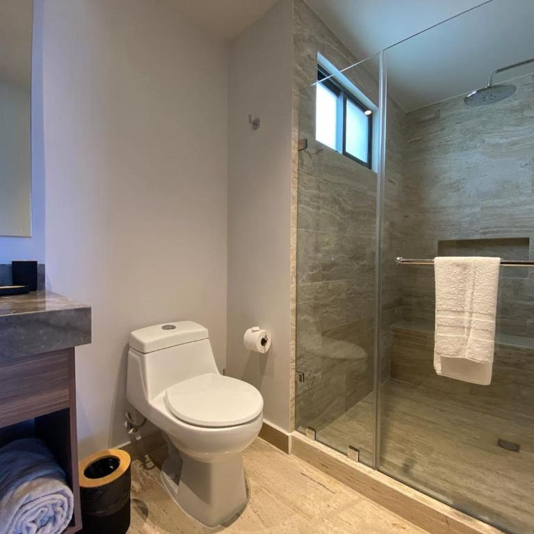 Luxe Jungle Retreat with Private Terrace & Jacuzzi in Aldea Zama - Two-Bedroom Deluxe Apartment - 21