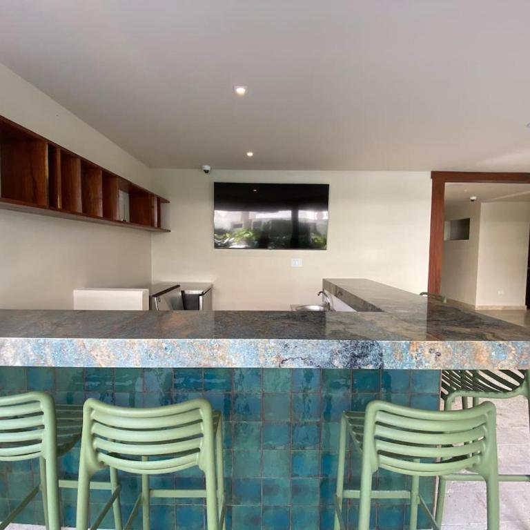 Luxe Jungle Retreat with Private Terrace & Jacuzzi in Aldea Zama - Two-Bedroom Deluxe Apartment - 29