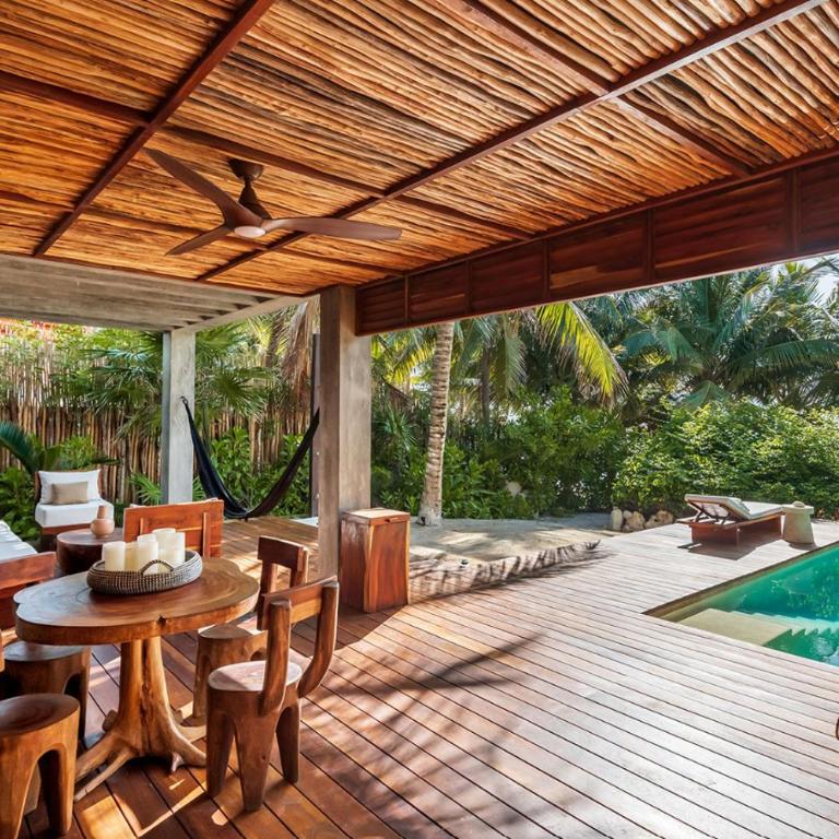 Beachfront Tankah 3 villa for 18 guests! - Villa - 25