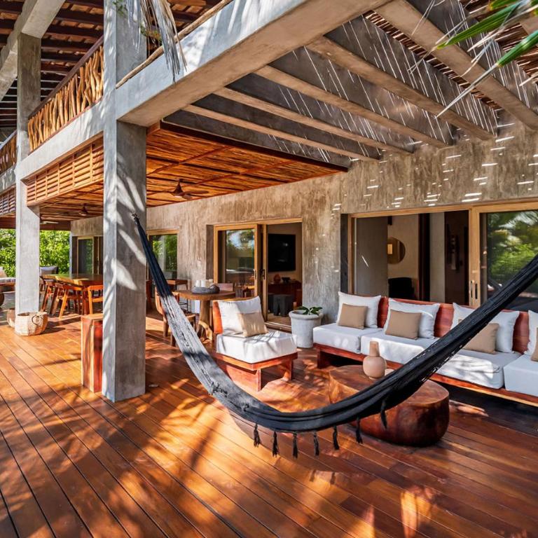 Beachfront Tankah 3 villa for 18 guests! - Villa - 30
