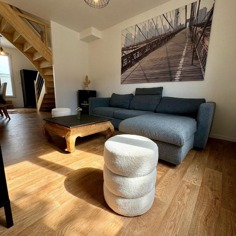 Duplex 70m2 proche mer, 2 chambres, terrasse, parking gratuit dans la rue - Apartamento de 2 dormitorios - 1