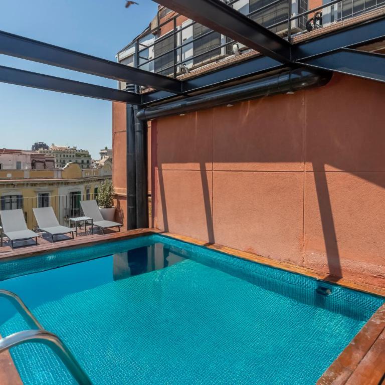 Apartment Barcelona Rentals - Pool Terrace in City Center - Apartamento con balcón - 21