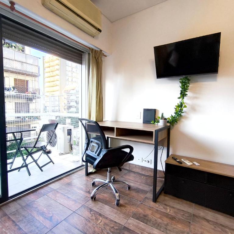 Departamento en Movistar Arena con balcón soleado - Apartamento de 1 dormitorio - 63