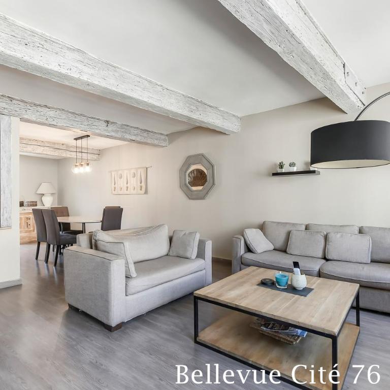 Les Bellevue Cité Trivalle "3 Apartments, 1 with Terrace & Private Parking, Aircon, WiFi, 500m from Cité, free public car park 200m" - Ferienhaus - 3