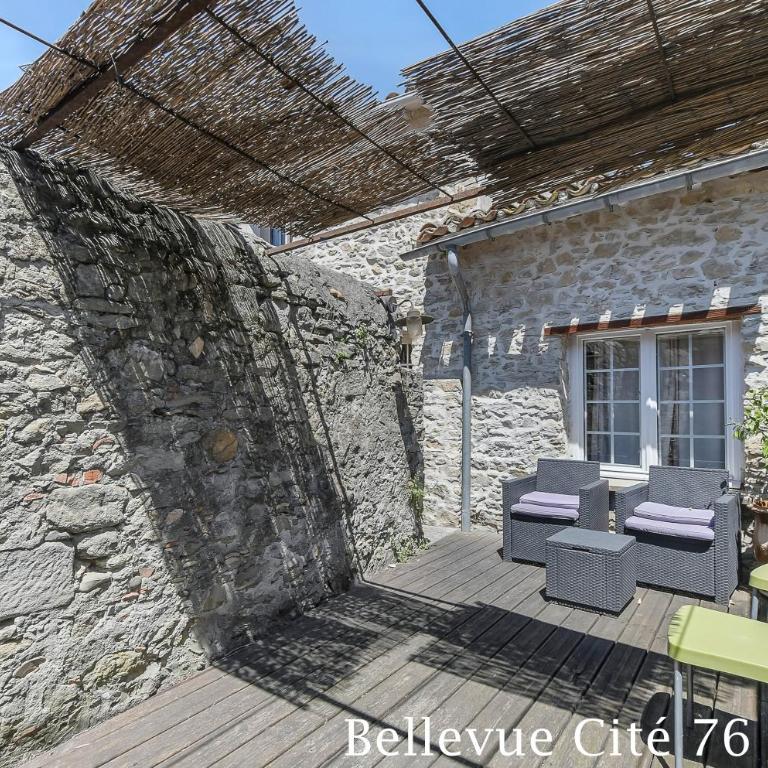Les Bellevue Cité Trivalle "3 Apartments, 1 with Terrace & Private Parking, Aircon, WiFi, 500m from Cité, free public car park 200m" - Ferienhaus - 12