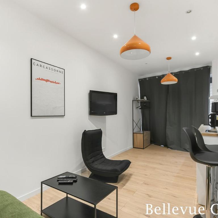 Les Bellevue Cité Trivalle "3 Apartments, 1 with Terrace & Private Parking, Aircon, WiFi, 500m from Cité, free public car park 200m" - Studio-Apartment - 7